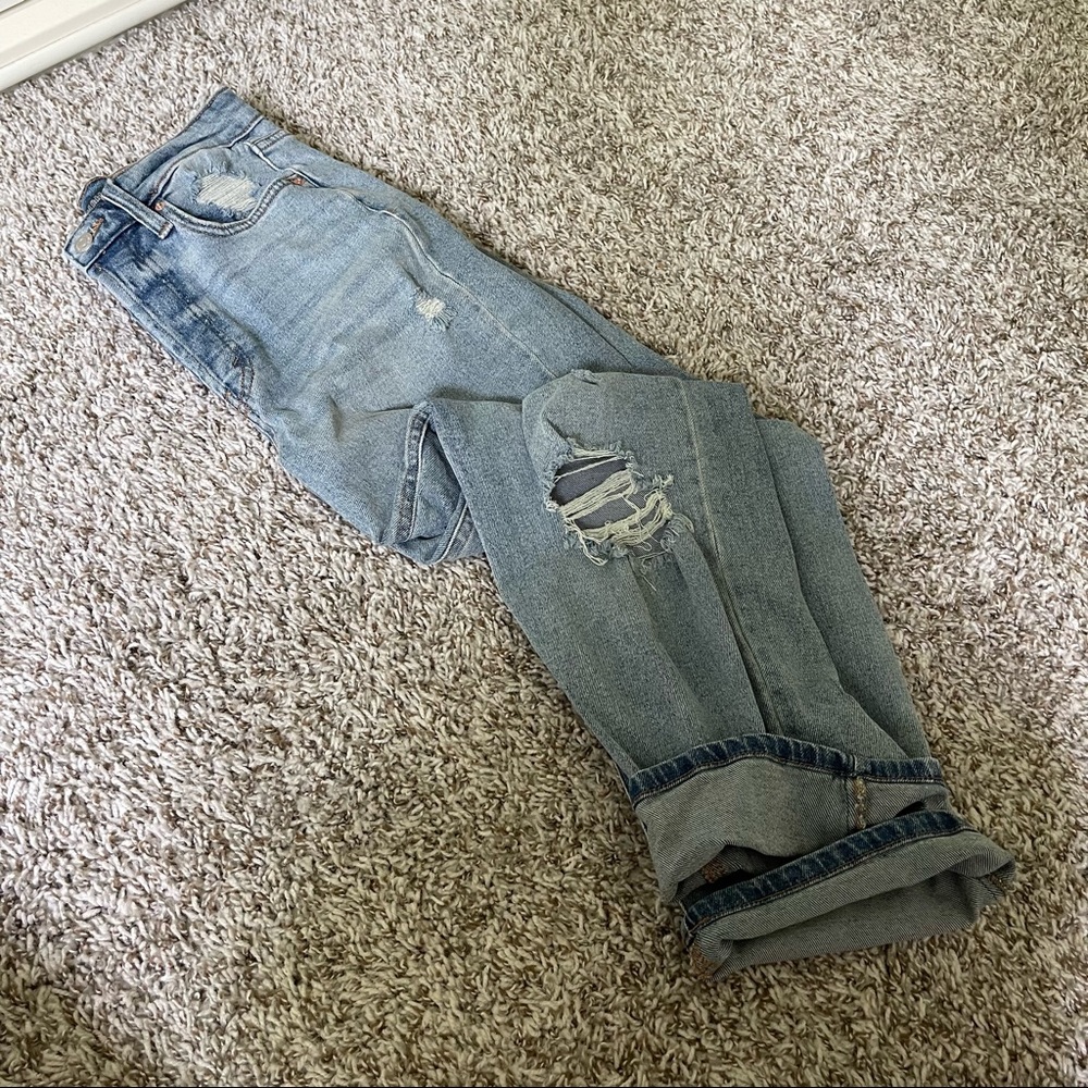 Wild Fable Distressed Straight Leg Jeans